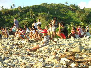 Families waiting for fishermen's return