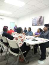 Group Meeting Creating Vision Boards