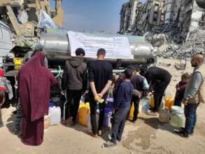 Water distribution support in action