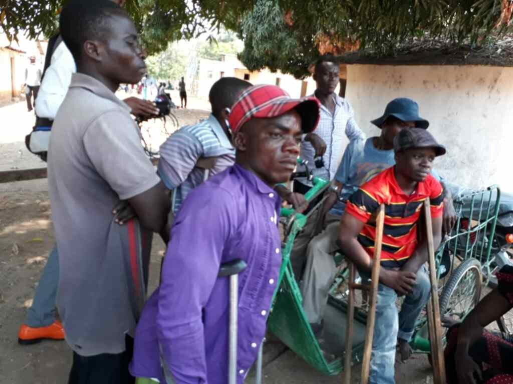 Equip disabled with new crutches