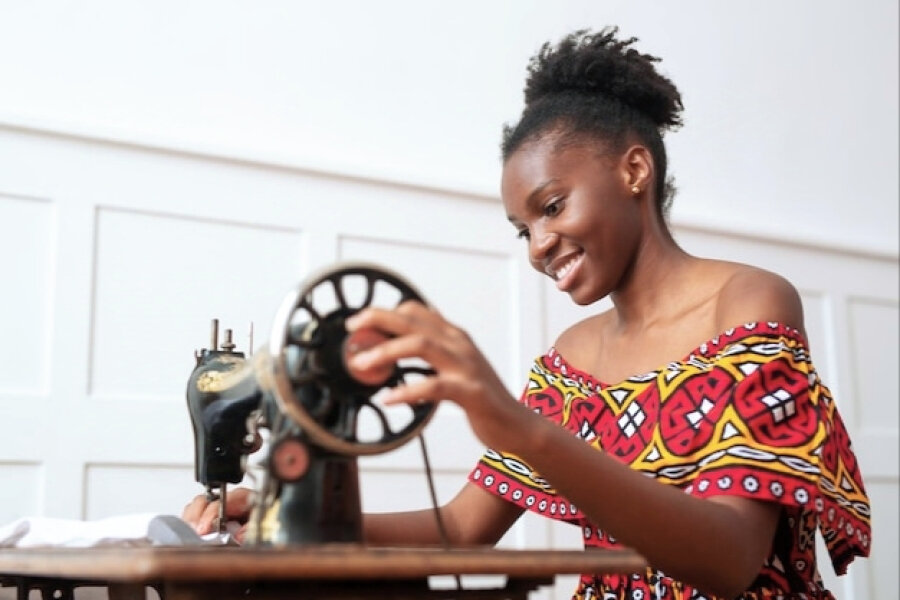 Train idle youth in tailoring