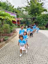 We walk in the day time