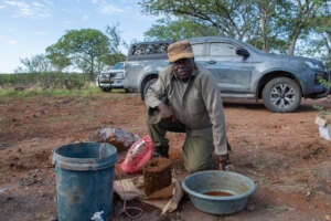 Making Chili Candles to Deter Elephants