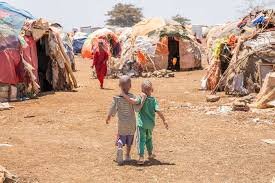 Emergency Food distribution Water trucking wells