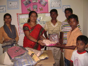 DISTRIBUTION OF FESTIVAL DRESS .