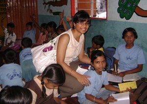 GLOBAL GIVING REPRESENTATIVE VISITING IDEA CENTER.