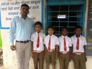 Pavan with his transformed batch of slow-learners