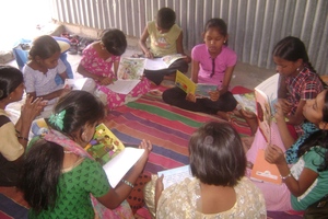 Reading in a group, so much fun!