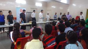 Master Chef from Marriott sharing a recipe