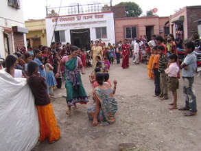 Celebration of a festival -establishing rapport