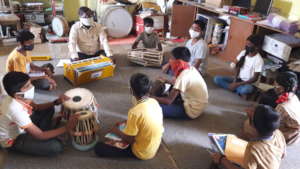 Music classes restarted in our study centres