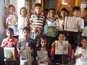 Pledge- make & use paper bags.