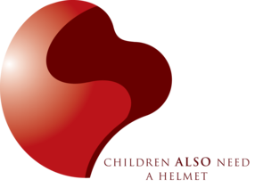 Child helmet campaign helmet/heart logo
