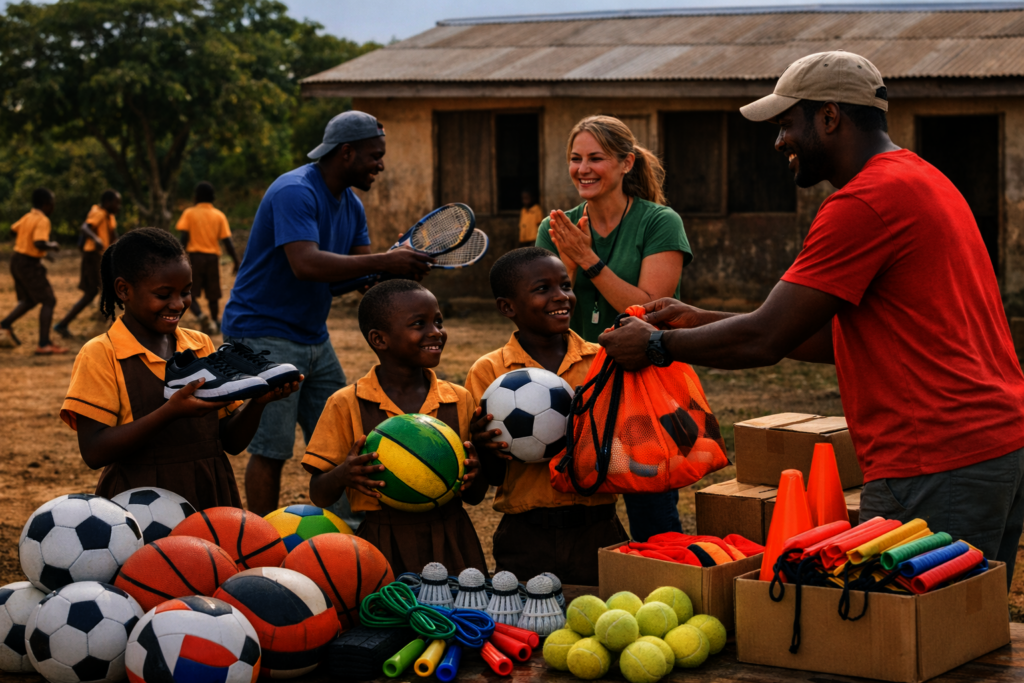 Equip 50 Schools with Sports Kits in Ghana