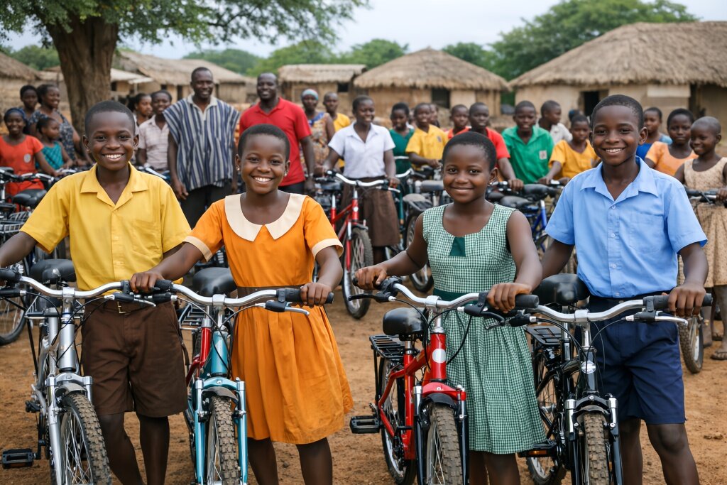 Provide Bicycles for 200 Students in Rural Ghana