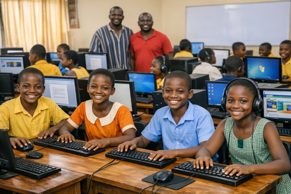 Provide Computers for 100 Students in Ghana