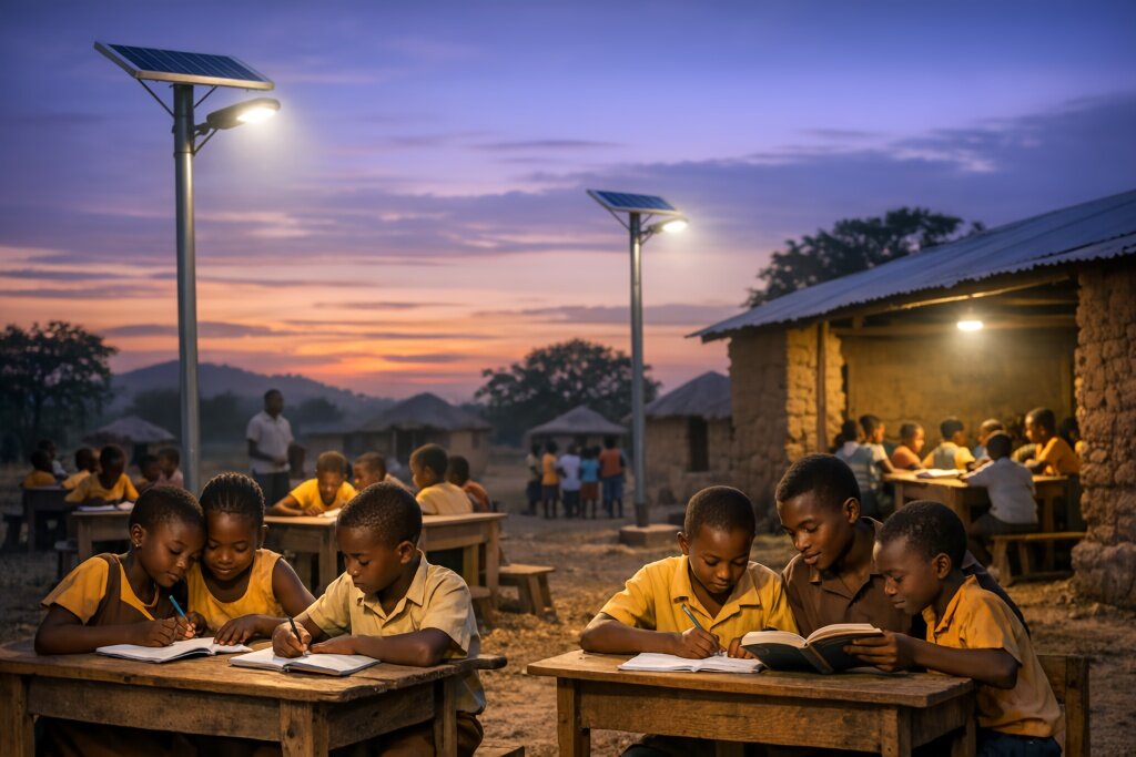 Provide Solar Lighting for 20 Rural Schools