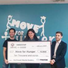 Proud honoree, Mazda Drive for Good