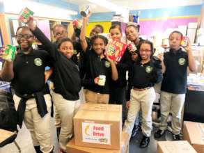 Invictus Prep Charter School Held a Food Drive