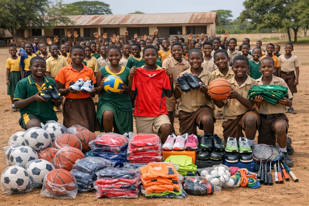 Provide Sports Gear for 500 Students