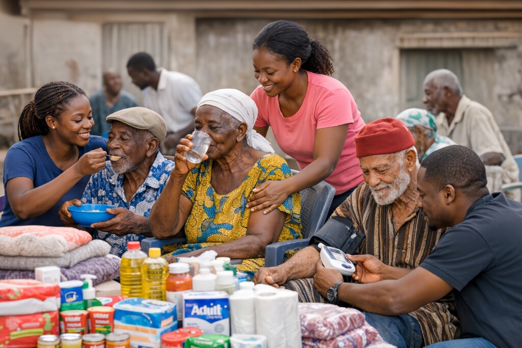 Support 200 Elderly People with Daily Care
