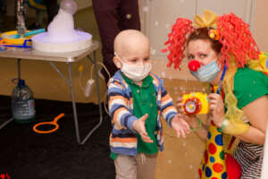 Clown at children hospital