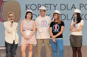 At Women's conference - presentation