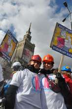 Our wolonteers at Women' s rights Demontration