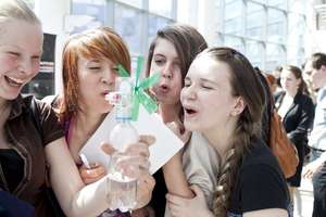 Girls have fun at Day for Girls 2012