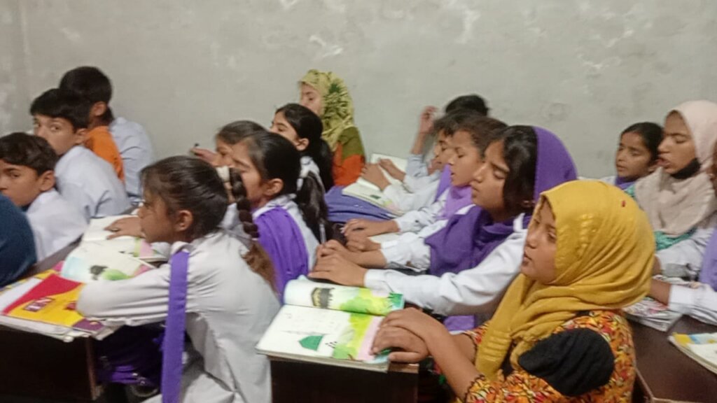 Need Paint and Benches for school children.