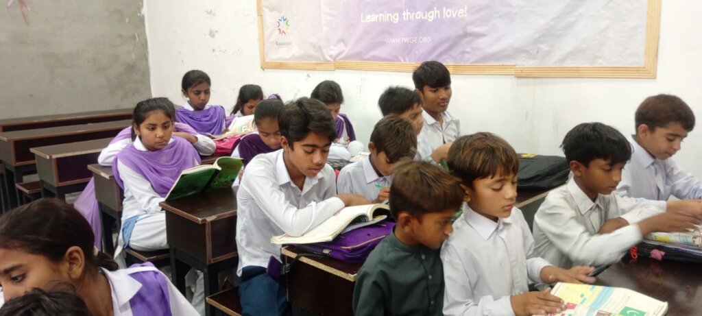 Need Paint and Benches for school children.