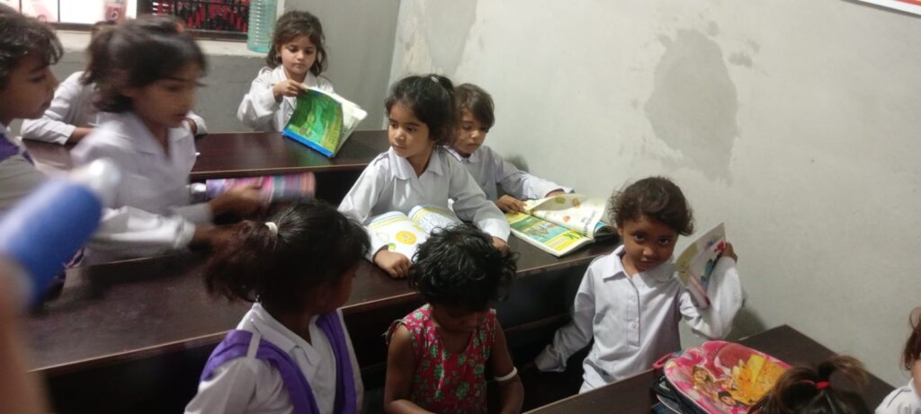 Need Paint and Benches for school children.