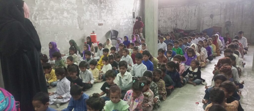 Need Paint and Benches for school children.