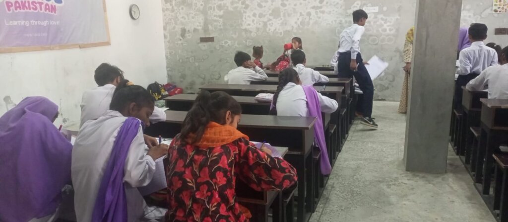 Need Paint and Benches for school children.