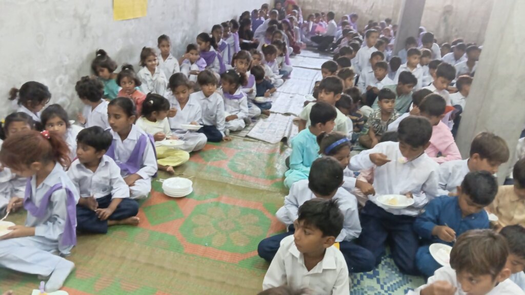 Need Paint and Benches for school children.