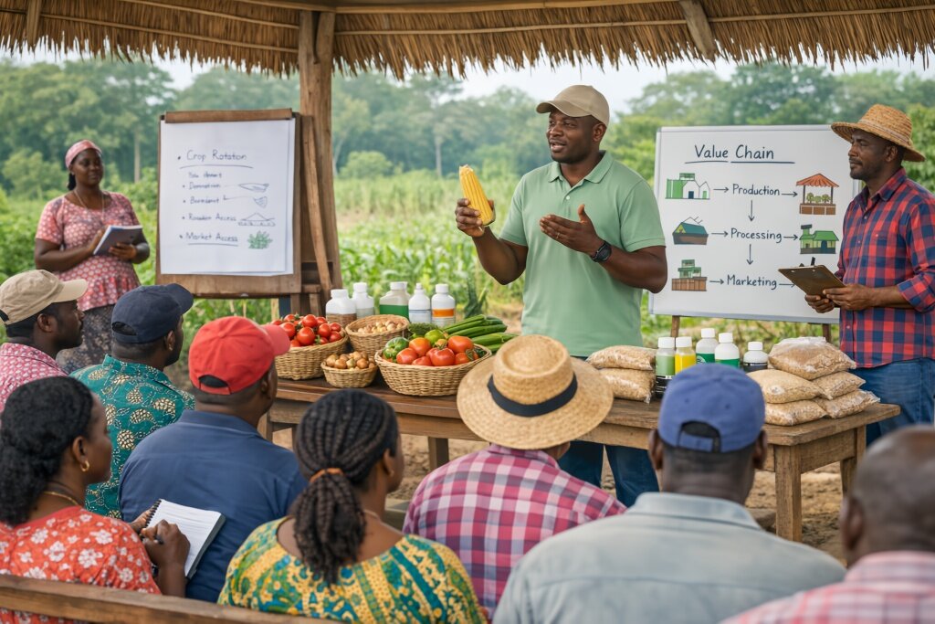 Train 300 Farmers in Agribusiness Skills