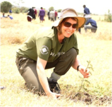Earthwatch at work in Mrera Donga Exclusion Zone