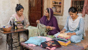 Home-based tailoring service for local customers