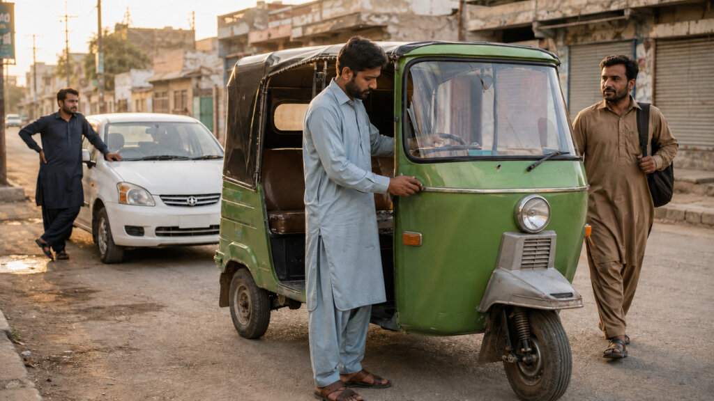 Rickshaw and taxi-based livelihood