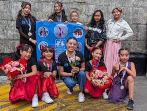 Our students in the dance competition