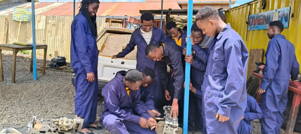 Vocational training for young people in Kenya
