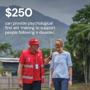 Help someone rebuild their world after disaster