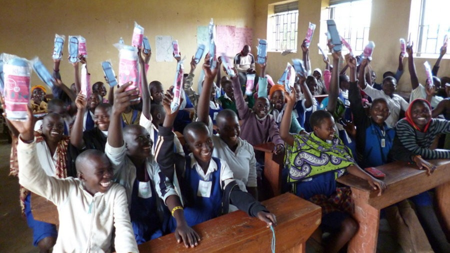 Donate pads, protect her future in DR Congo