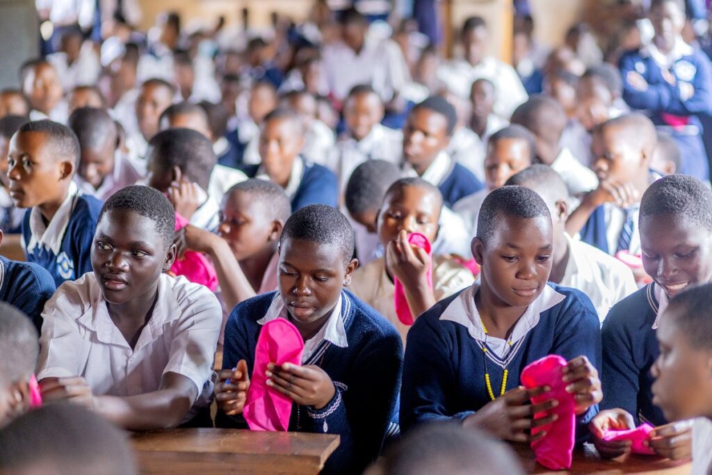 Donate pads, protect her future in DR Congo