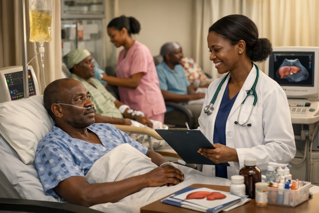 Support 300 Patients with Liver Disease Treatment