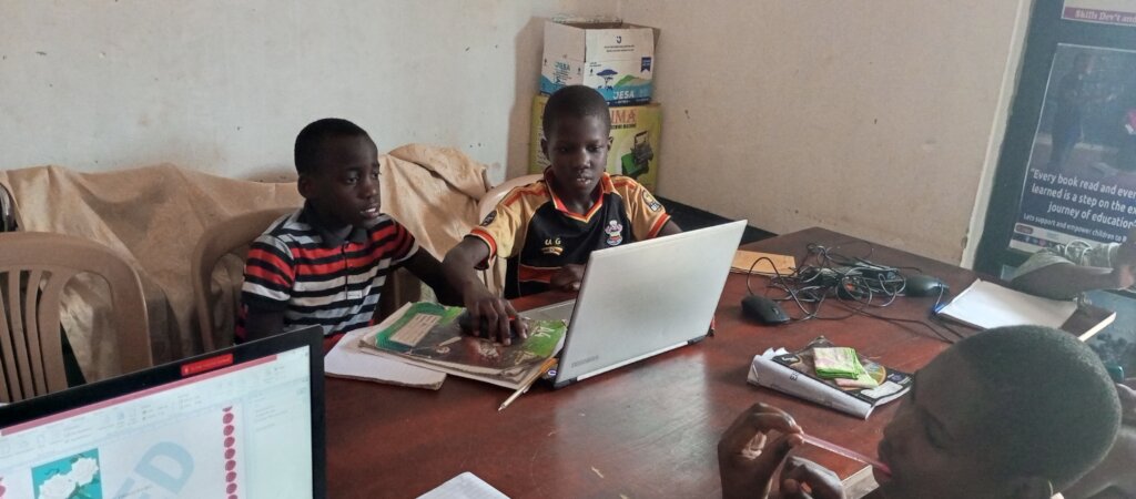 Computers donation for Children & Youths Training