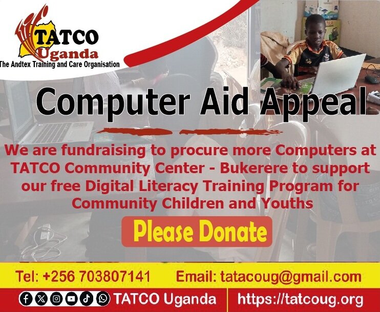 Computers donation for Children & Youths Training