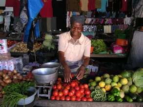 Mrs. Regina Zango in her store