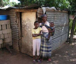 Regina Zango and her family in Maputo