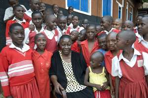 School proprietor and client Rosemary Namande